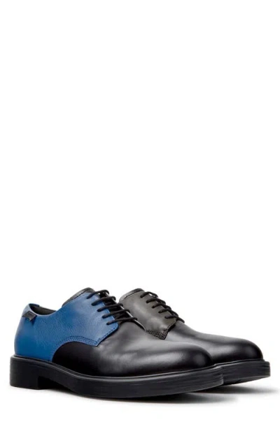 Camper Multicolor Leather Shoes For Men In Blue