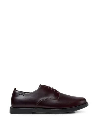 Camper Don Plain Toe Derby In Brown