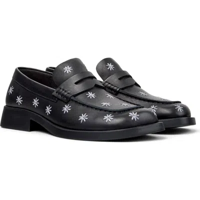 Camper Donna Penny Loafer In Black