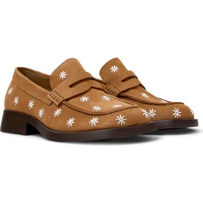Camper Donna Penny Loafer In Brown