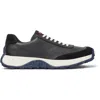 Camper Drift Trail Leather Sneakers In Black