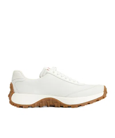 Camper Drift Trail Leather Low-top Sneakers In White