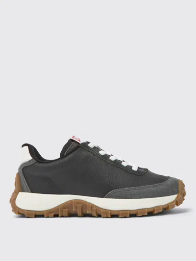 Camper Kids' Drift Trail Leather Sneakers In Black