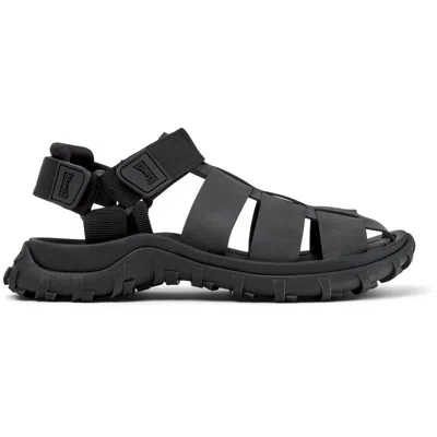 Camper Drift Trail Sandals In Black