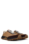 Camper Drift Trail Vibram Panelled Lace-up Sneakers In Medium Brown