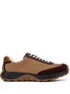 Camper Drift Trail Vibram Panelled Lace-up Sneakers In Brown