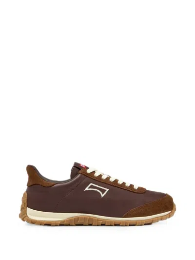 Camper Drift Walk Leather Sneakers In Brown