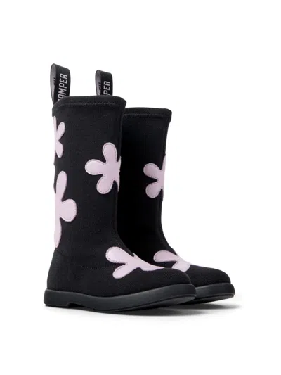 Camper Kids' Duet Boots In Black