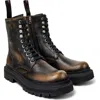 Camper Eki Water Repellent Leather Boot In Black