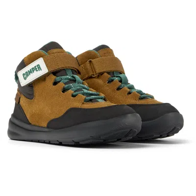 Camper Kids' Boots For Boys In Brown,grey,black