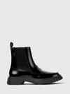 Camper Flat Ankle Boot  Woman Color Black In Black