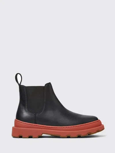 CAMPER FLAT ANKLE BOOT CAMPER WOMAN COLOR BROWN,H54126032