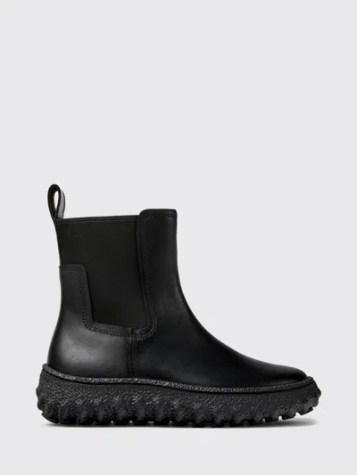 Camper Flat Ankle Boot Woman Color Black
