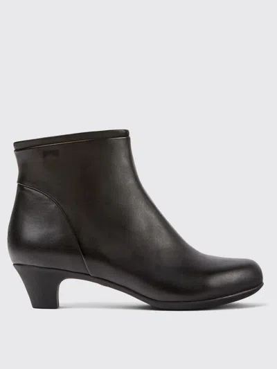 Camper Flat Ankle Boots  Woman Color Black