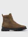 Shop Camper Flat Ankle Boots  Woman Color Brown In Braun