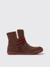 Camper Peu Cami Faux Fur Lined Boot In Braun