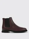 Camper Flat Ankle Boots  Woman Color Burgundy In Burgunderrot