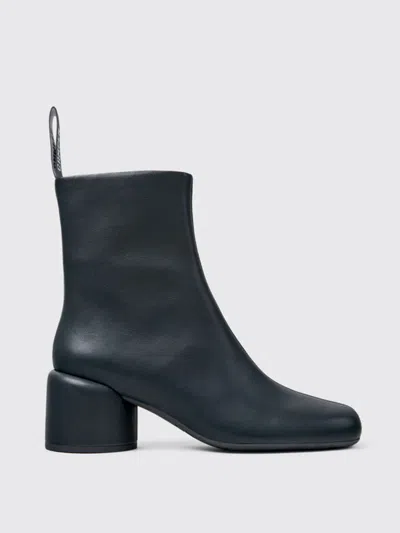 Camper Flat Ankle Boots  Woman Color Green In Grün