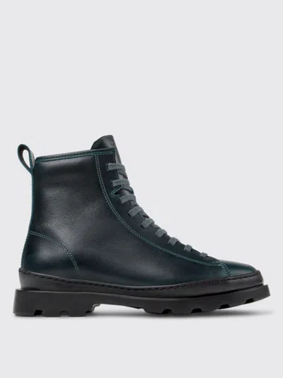 CAMPER FLAT ANKLE BOOTS CAMPER WOMAN COLOR GREEN,F94511012