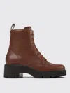 Camper 54mm Milah Lace-up Platform Boots In Rot