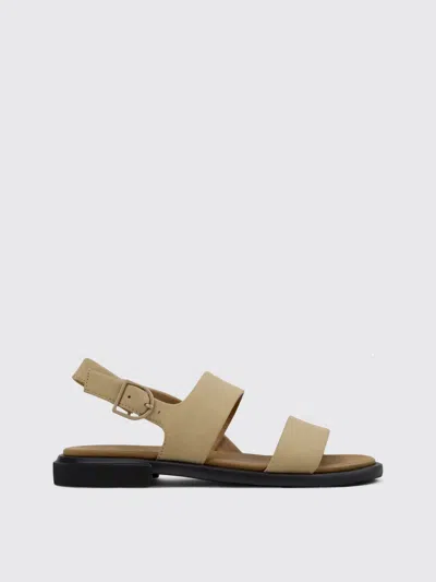 Camper Flat Sandals  Woman Color Beige