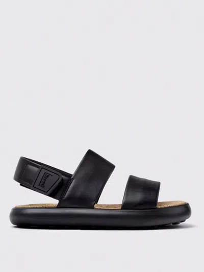 Camper Flat Sandals  Woman Color Black