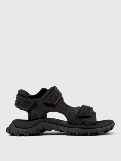 Camper Flat Sandals  Woman Color Black