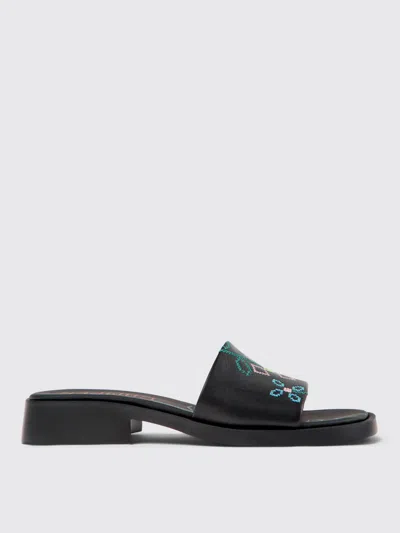 Camper Flat Sandals  Woman Color Black