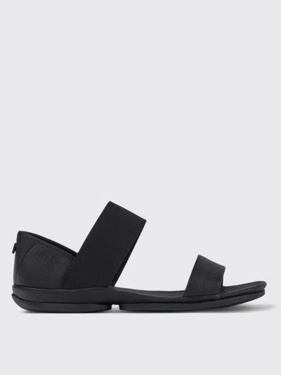 Camper Flache Sandalen  Damen Farbe Schwarz In Black