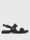 Camper Flat Sandals  Woman Color Black In Black