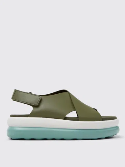CAMPER HEELED SANDAL CAMPER WOMAN COLOR GREEN,G63829012