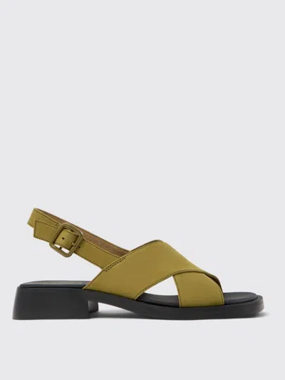 CAMPER FLAT SANDALS CAMPER WOMAN COLOR GREEN,G89135012