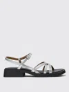 Shop Camper Flat Sandals  Woman Color Grey