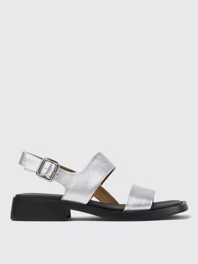 Camper Flat Sandals  Woman Color Grey In Gray