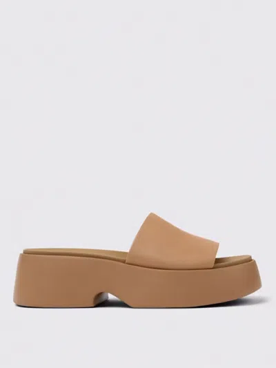Camper Flat Sandals  Woman Color Nude