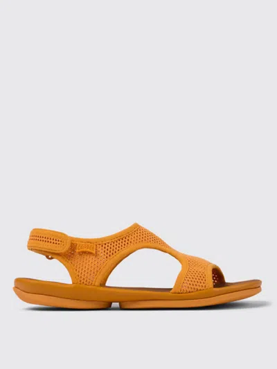 Camper Flat Sandals  Woman Color Orange