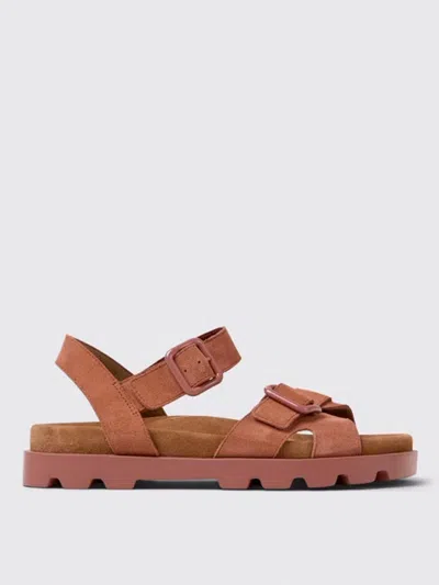 CAMPER FLAT SANDALS CAMPER WOMAN COLOR RED,G69211014