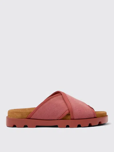 Camper Flat Sandals  Woman Colour Red