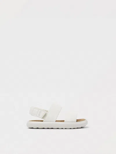 Camper Flat Sandals  Woman Color White