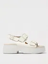 Camper Tasha Platform Sandal In White