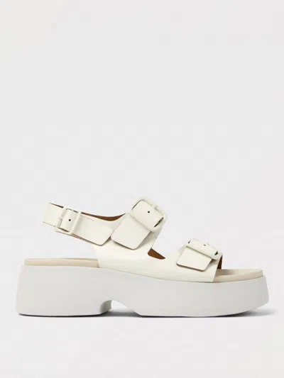 CAMPER FLAT SANDALS CAMPER WOMAN COLOR WHITE,G81591001
