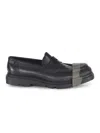 Camper Junction Loafers In Black Leather