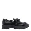 Camper Round Toe Loafers In Black