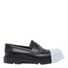 Camper Junction Removable-toecap Loafers In Black