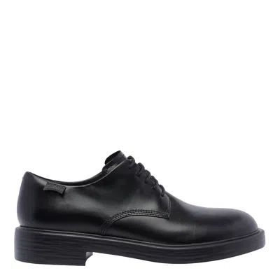Camper Dean Laced Up Shoes In Black