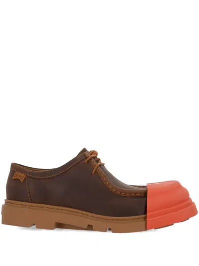 Camper Flat Shoes In Brown