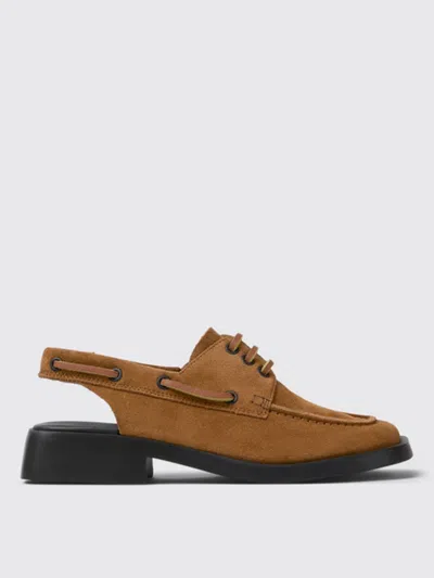 Camper Flat Shoes  Woman Color Brown