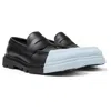 Camper Junction Removable-toecap Loafers In Black