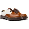 Camper Flat Shoes For Women In Brown,white,beige