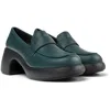 Camper Flat Shoes For Women In Green